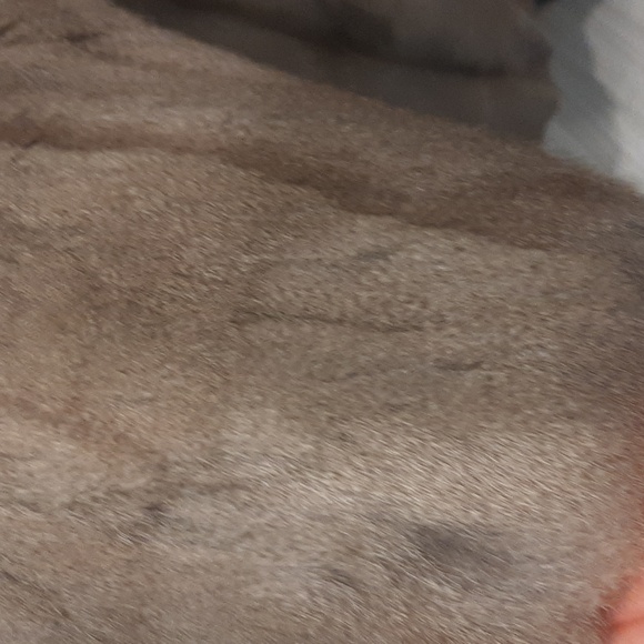 Vintage coat rabbit fur mixed with silver fox fur - Picture 8 of 10